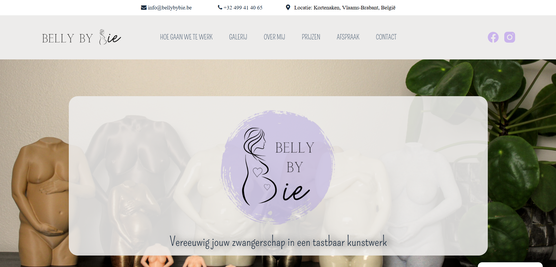 Belly by Bie website